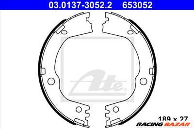 ATE 03.0137-3052.2 - kézifék fékpofakészlet HYUNDAI KIA