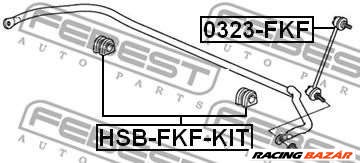 FEBEST 0323-FKF - Stabilizátor pálca HONDA MAZDA 1. kép