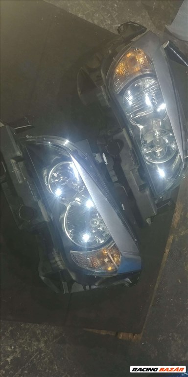 BMW (E84) X1 gyári első halogén lámpa fényszoró és fényszóró alatti tartó 1. kép