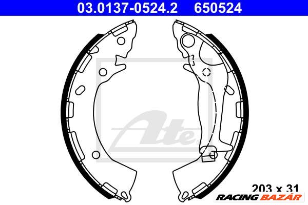 ATE 03.0137-0524.2 - fékpofakészlet HYUNDAI KIA 1. kép