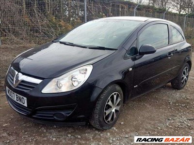Opel Corsa D 3ajtós fekete 1.3 cdti bontott alkatrészei