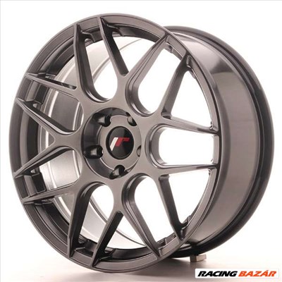 Japan Racing JR18, 9.5x19, 5x112, ET35, hyper fekete 19 coll-os alufelni