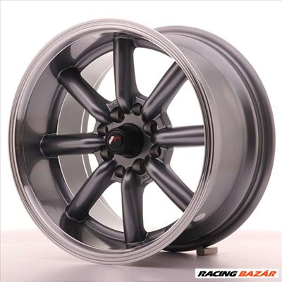 Japan Racing JR19, 8x16, 4x100/114, ET0, szénszürke 16 coll-os alufelni