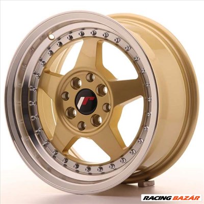 Japan Racing JR6, 8x15, 4x100/108, ET25, arany 15 coll-os alufelni