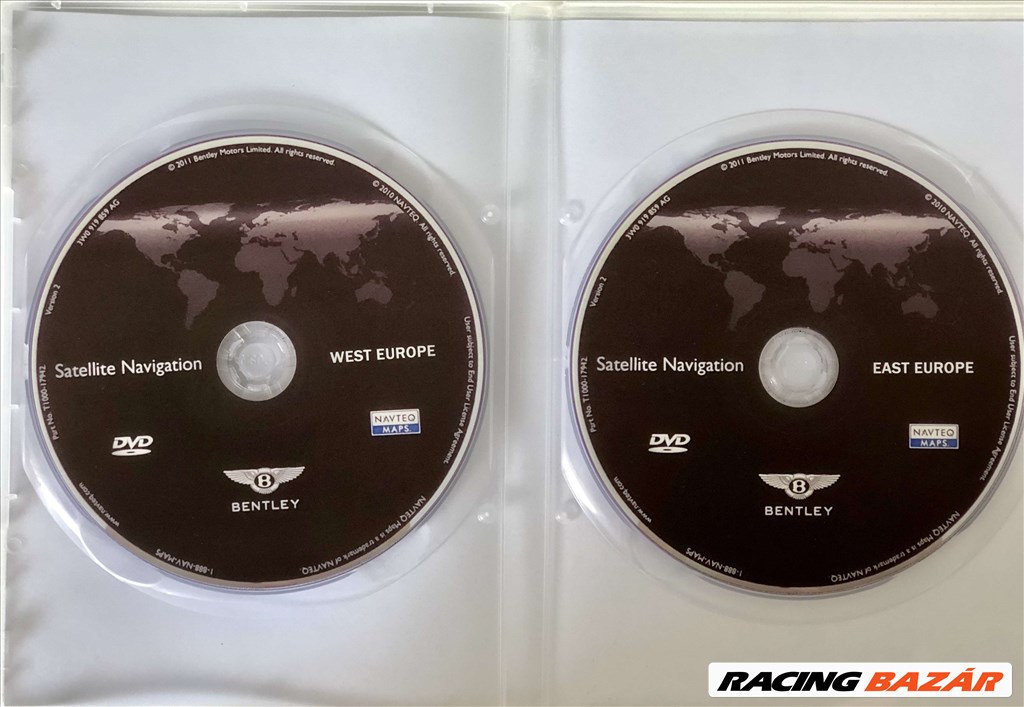 Bentley Navigáció frissítés 2019 DVD Európa 2. kép