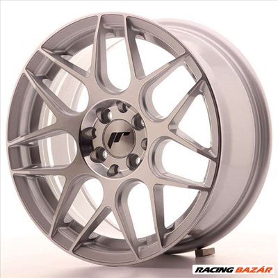 Japan Racing JR18, 8x17, 5x100/114, ET35, ezüst 17 coll-os alufelni