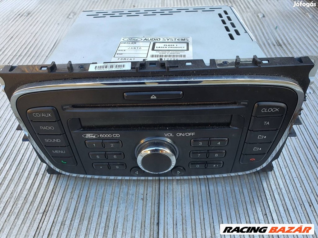 Ford mondeo CD6000 facelift autohifi rádió fejegység s-max galaxy kuga 1. kép