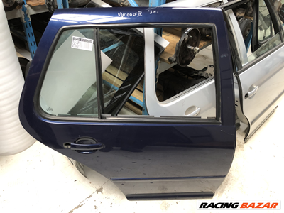 Volkswagen Golf IV bal jobb hátsó ajtó (kék) rozsdamentes 