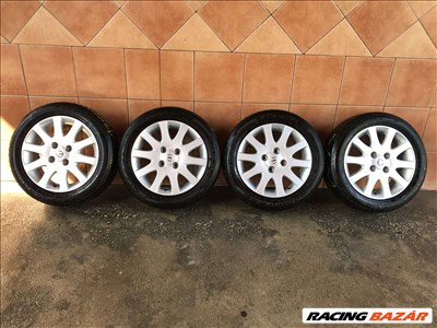  NISSAN ALMERA 16" ALUFELNI 4X114,3 NYÁRI 195/55R16 GUMIVAL OLCSÓN!!!!!!!