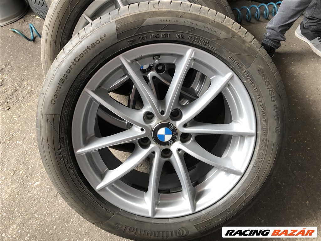 BMW X3 F25 gyári 7,5X17-es 5X120-as ET32-es könnyűfém felni garnítúra eladó! 4. kép