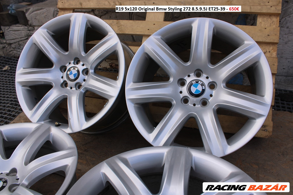 R19 5x120 Original Bmw Styling 272 8.5.9.5J ET25-39  19" gyári felni, eredeti alufelni szett 1. kép