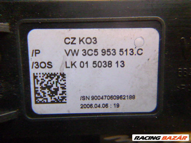 Volkswagen Bontott PASSAT B6 Kormánykapcsoló komplett (bajusz kapcsoló) 3c5953513c 9. kép