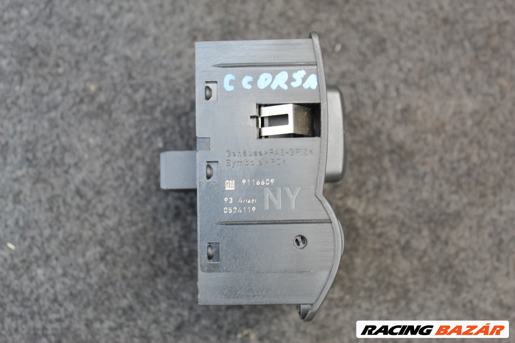 Opel Corsa C világítás kapcsoló 9116609 2. kép
