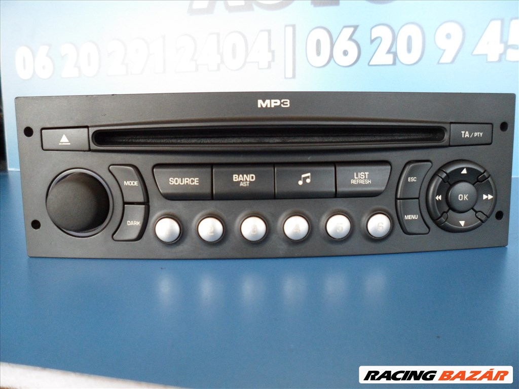 Peugeot 207SW RD4-es Siemens/VDO Rádió/CD Lejátszó 2. kép