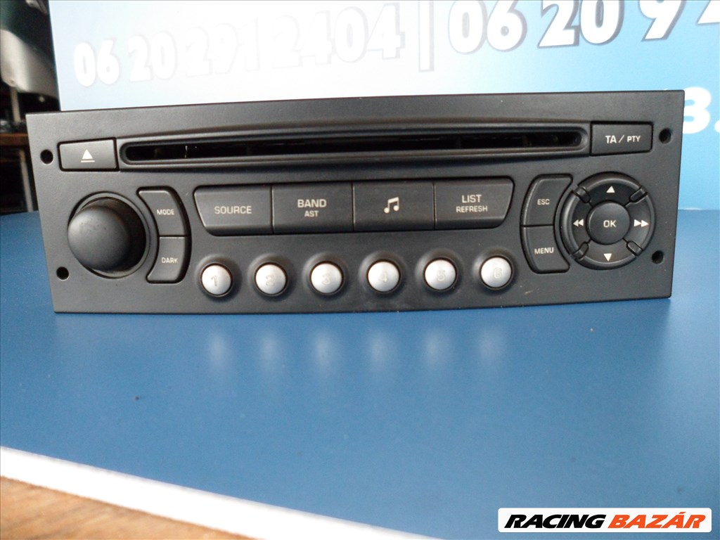 307 Új típusú RD4-es Blaupunkt Rádió/cd lejátszó 2. kép