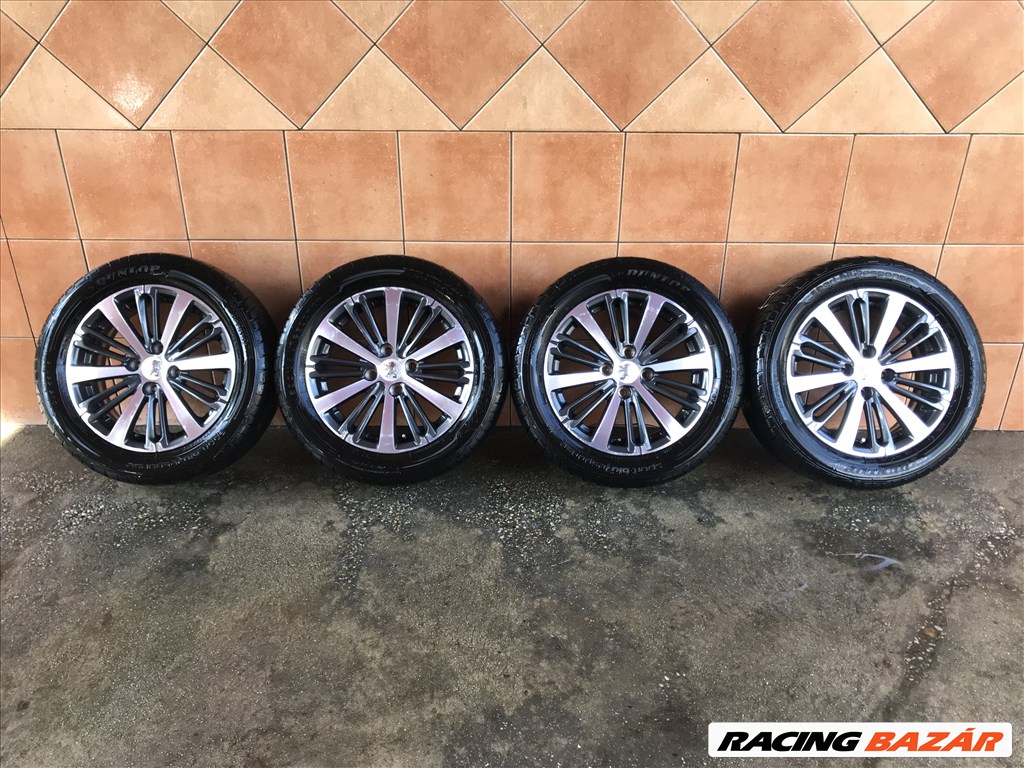 PEUGEOT 16" ALUFELNI 4X108 NYÁRI 205/55R16 GUMIVAL OLCSÓN!!!! 1. kép