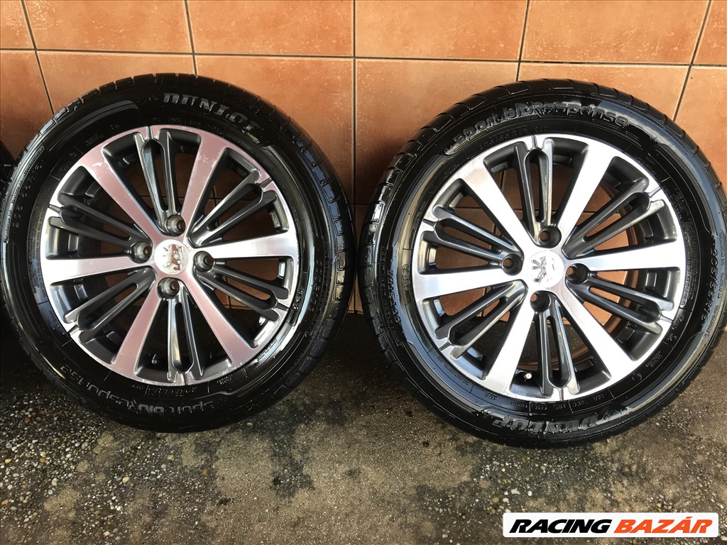 PEUGEOT 16" ALUFELNI 4X108 NYÁRI 205/55R16 GUMIVAL OLCSÓN!!!! 3. kép