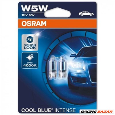 Osram Cool Blue Intense 2825HCBI W5W / T10 izzó (pár)