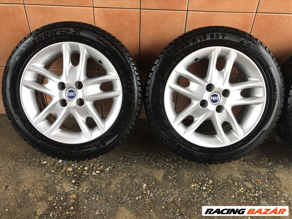  FIAT PUNTO 15" ALUFELNI 4X98 TÉLI 185/55R15 GUMIVAL OLCSÓN!!!! 2. kép