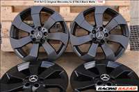 R18 5x112 Original Mercedes 8J ET56.5 Black Matte 18" gyári felnik, eredeti alufelni szett 