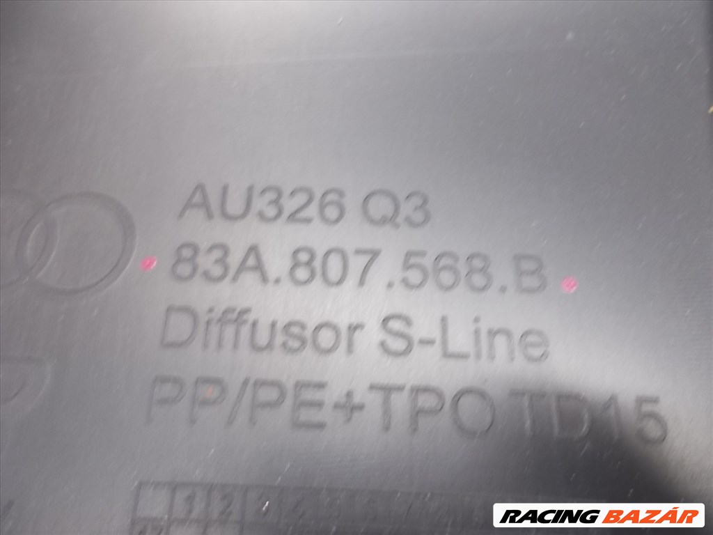 AUDI Q3 S-Line 83A hátsó lökhárító szegély 2018- 83a807568b 7. kép