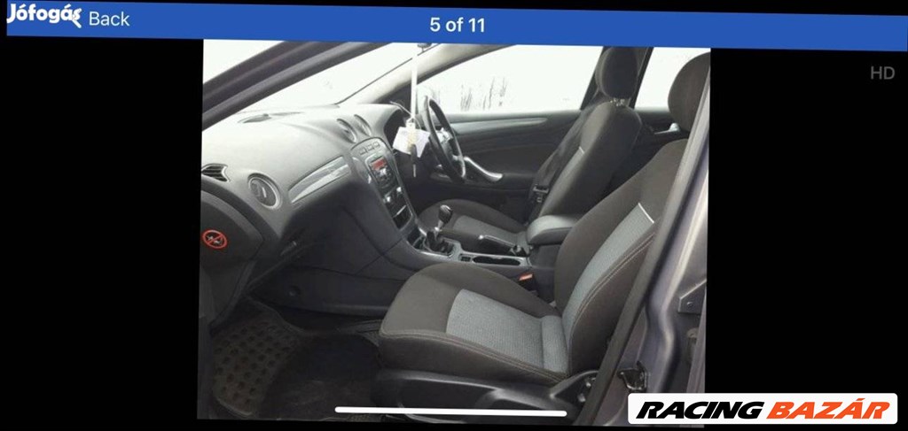 Ford mondeo ülés szett szövet gyári facelift mk4 hibátlan 4. kép