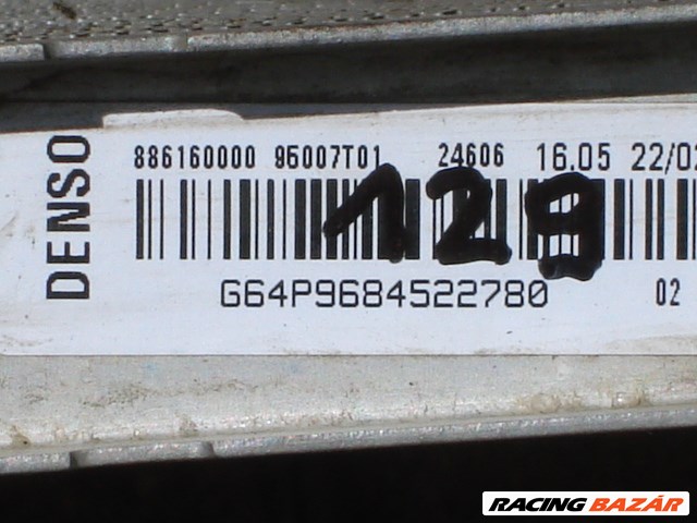 Citroen C3 Peugeot 2008 gyári Vízhűtő 2014-től 886160000 5. kép
