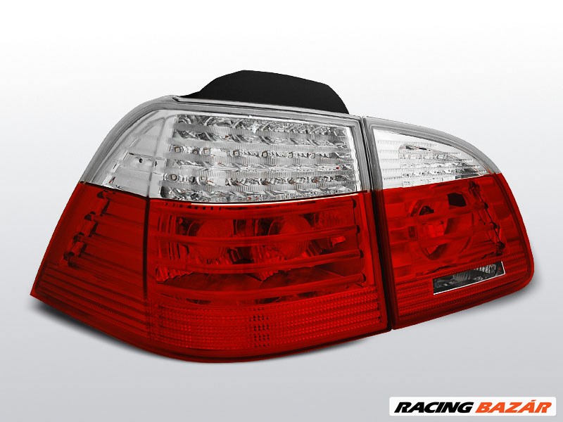 BMW E61 04-03.07 TOURING Piros-Fehér LEDes Hátsó lámpa 1. kép