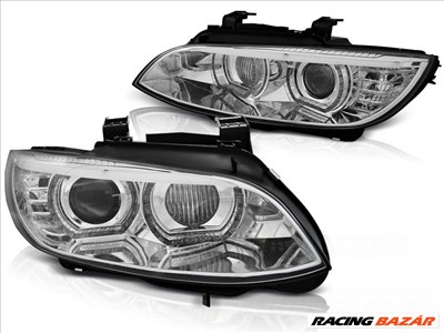 BMW E92/E93 2006-2010 Króm ANGEL EYES LED HID Első Lámpa