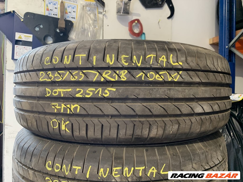 R18 235/65 Continental ContiSportContact 5  106W 4x 7.2mm DOT2515 2. kép