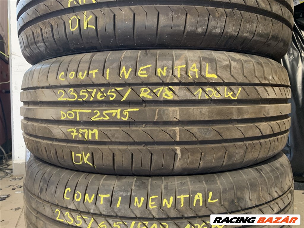 R18 235/65 Continental ContiSportContact 5  106W 4x 7.2mm DOT2515 4. kép