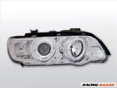 BMW X5 E53 1999.09-2003.10 Króm ANGEL EYES Első Lámpa