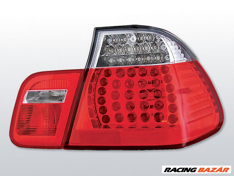 BMW E46 05.98-08.01 Piros Fehér LED -es hátsó lámpa 1. kép