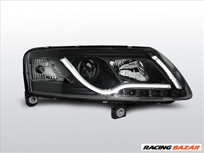 AUDI A6 C6 2004.04-2008 Fekete LED TUBE LIGHTS Első Lámpa