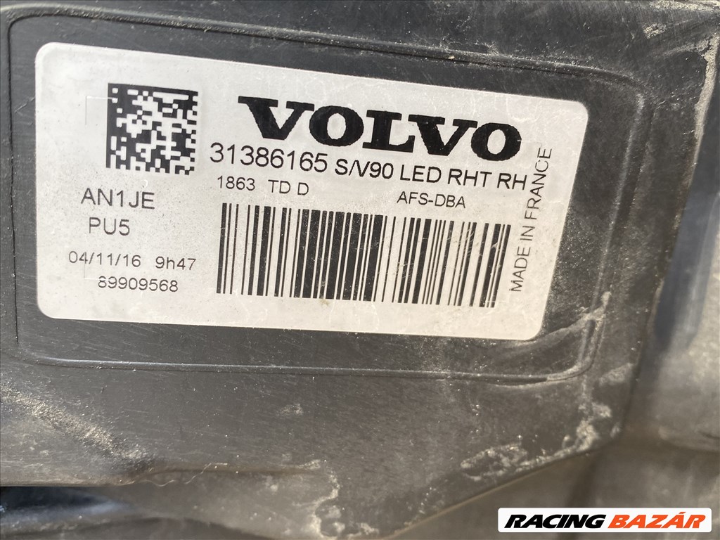 Volvo S90-V90 17-től Ledes fényszóró  31386165 4. kép