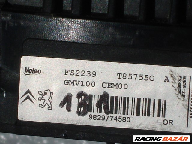 Citroen C3 Peugeot Ventilátor keret+motor GMV100 CEM00  v100cem00 5. kép