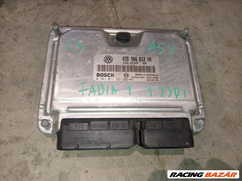 Skoda Fabia 1 1.9 SDI motorvezérlő 038906012HR 1. kép