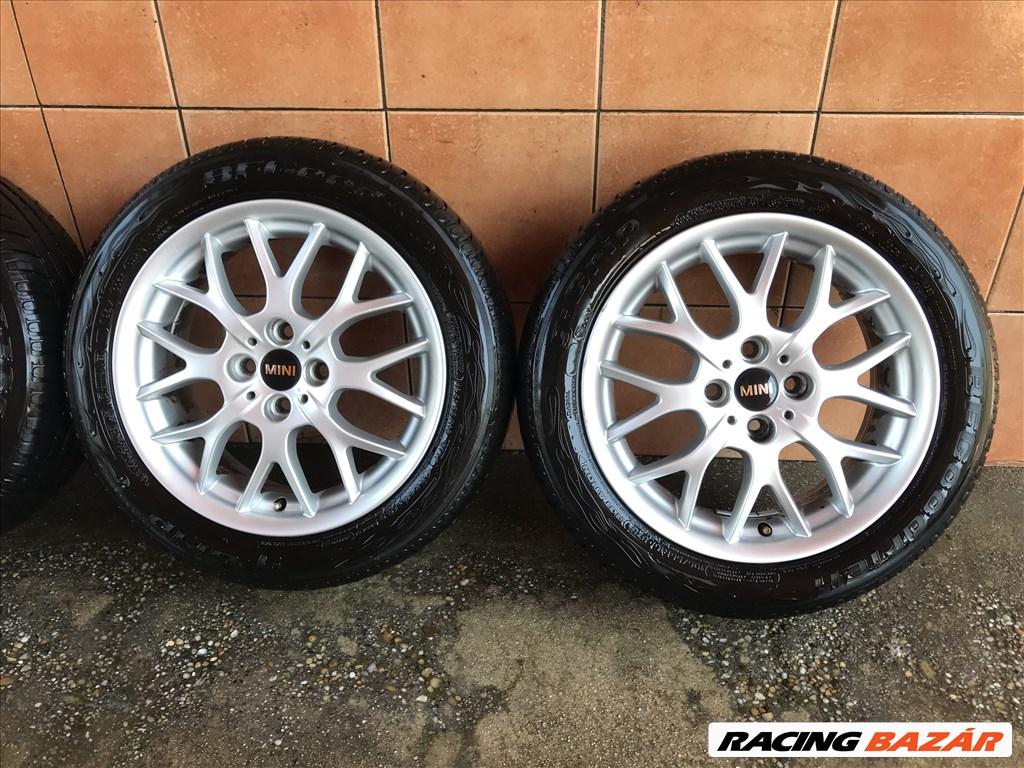  MINI 16" ALUFELNI 4X100 NYÁRI 195/55R16 GUMIVAL OLCSÓN!!!! 3. kép