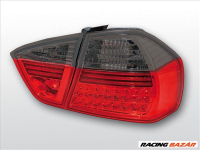 BMW E90 03.05-08.08 Piros Sötétített LED -es hátsó lámpa
