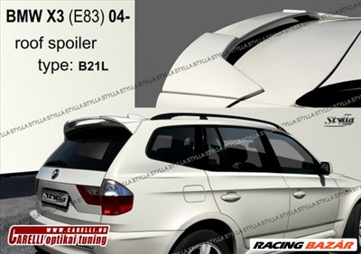 BMW X3 csomagtartó spoiler