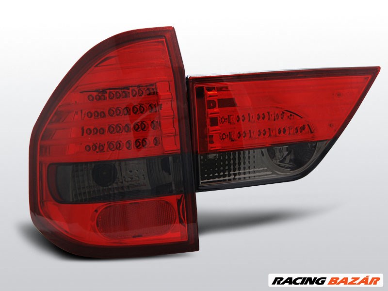 BMW X3 E83 01.04-10 Piros Sötétített LED -es hátsó lámpa 1. kép
