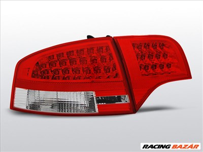 AUDI A4 B7 11.04-11.07 SEDAN Piros Fehér LED -es hátsó lámpa