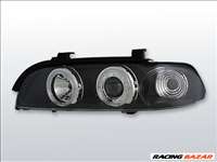 BMW E39 1995.09-2003.06 Fekete ANGEL EYES Első Lámpa
