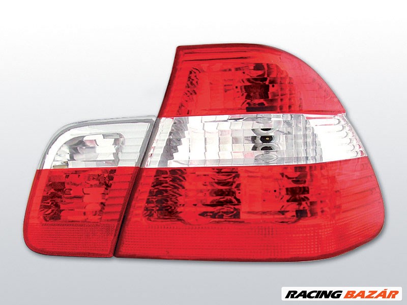 BMW E46 05.98-08.01 Piros Fehér hátsó lámpa 1. kép