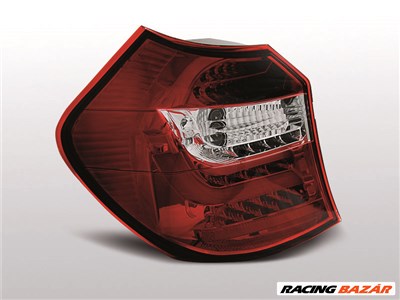 BMW E87/E81 04-08.07 Led-es Piros fehér hátsó lámpa