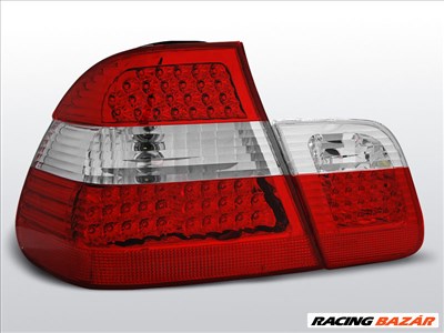 BMW E46 09.01-03.05 SEDAN Piros Fehér LED -es hátsó lámpa