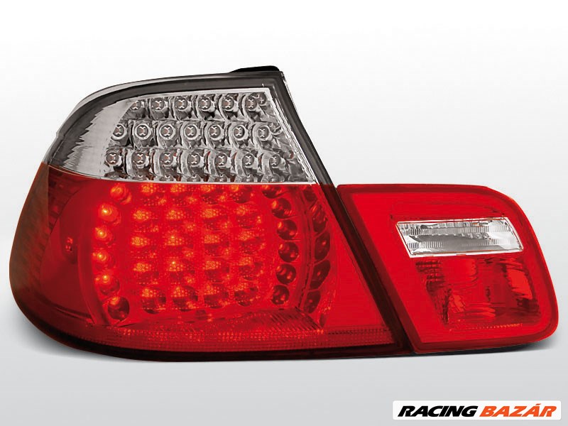 BMW E46 04.99-03.03 CABRIO Piros Fehér LED -es hátsó lámpa 1. kép