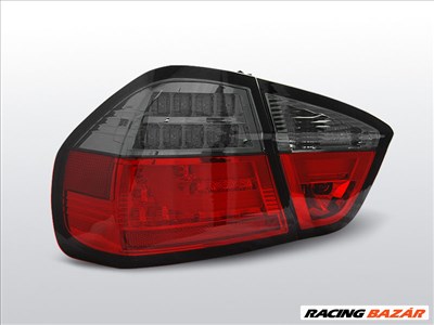 BMW E90 03.05-08.08 Piros füstös hátsó lámpa