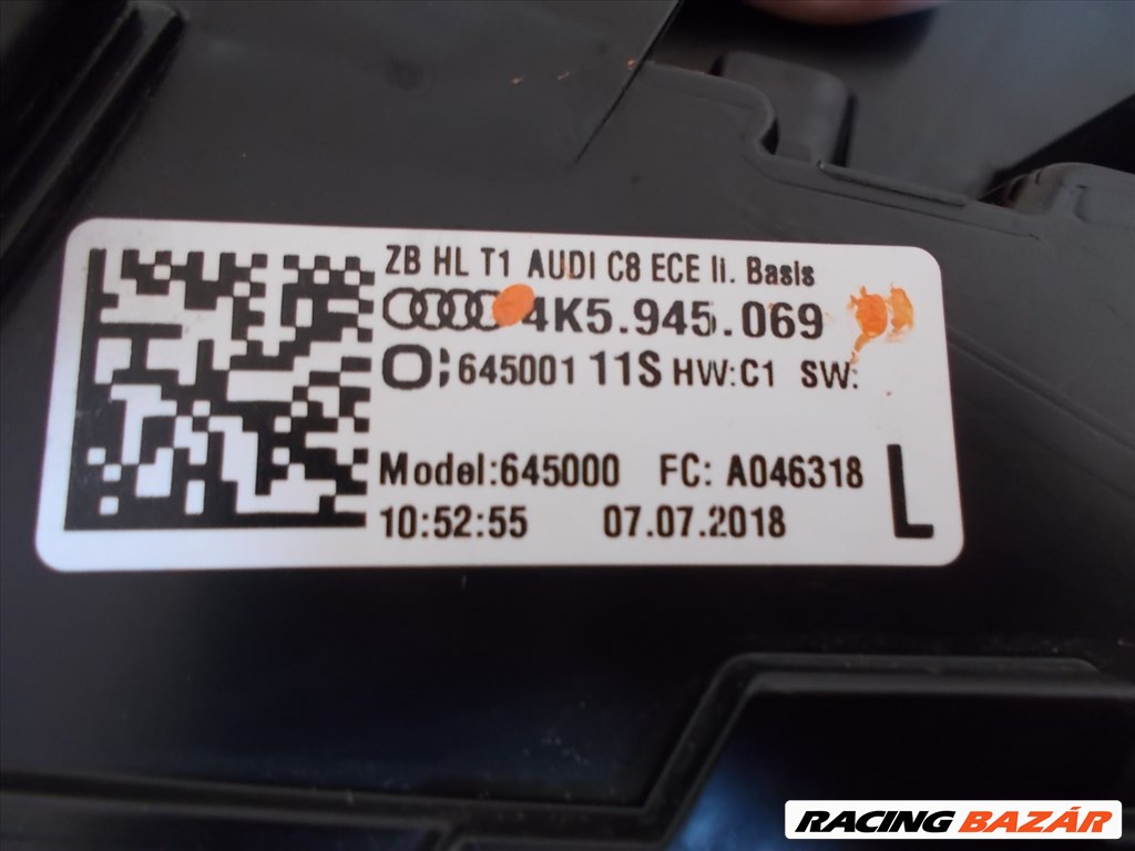 AUDI A6 4K5 Limuzin bal hátsó led lámpa 2019- 4k5945069 4. kép