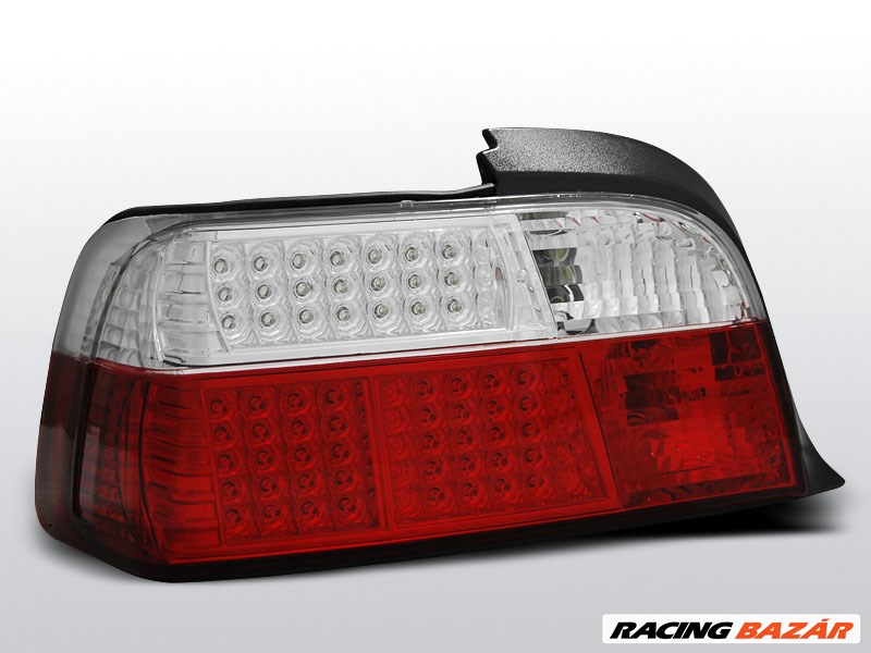 BMW E36 COUPE Piros Fehér LED -es hátsó lámpa 1. kép
